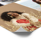 Entwerfen Sie Ihre eigene 4-FotoCollage Poster (Ecke)