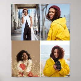 Entwerfen Sie Ihre eigene 4-FotoCollage Poster