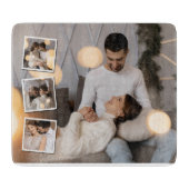 Entwerfen Sie Ihre eigene 4-FotoCollage Schneidebrett (Vorderseite)