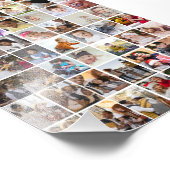 Entwerfen Sie Ihre eigene 50 FotoCollage Fotodruck (Ecke)