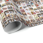 Entwerfen Sie Ihre eigene 50 FotoCollage Geschenkpapier (Rolleneckpunkt)