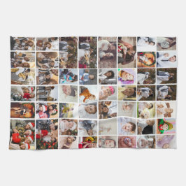 Entwerfen Sie Ihre eigene 50 FotoCollage Geschirrtuch