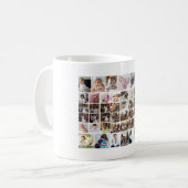 Entwerfen Sie Ihre eigene 50 FotoCollage Kaffeetasse (Vorderseite Links)