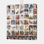 Entwerfen Sie Ihre eigene 50 FotoCollage Keramikornament (Links)