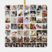 Entwerfen Sie Ihre eigene 50 FotoCollage Keramikornament (Vorderseite)