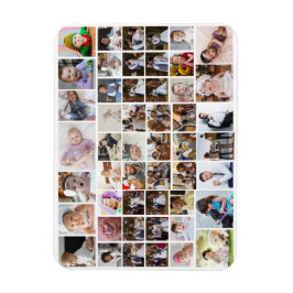 Entwerfen Sie Ihre eigene 50 FotoCollage Magnet