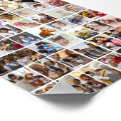 Entwerfen Sie Ihre eigene 50 FotoCollage Poster (Ecke)