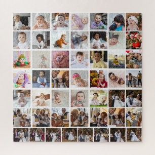 Entwerfen Sie Ihre eigene 50 FotoCollage Puzzle