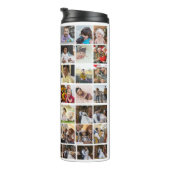 Entwerfen Sie Ihre eigene 50 FotoCollage Thermosbecher (Nach rechts gedreht)