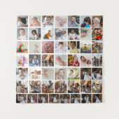 Entwerfen Sie Ihre eigene 50 FotoCollage Wandteppich (Vorderseite)