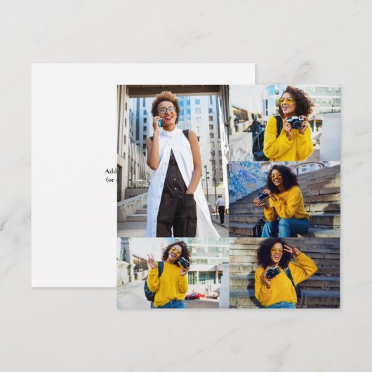 Entwerfen Sie Ihre eigene 5-FotoCollage (Vorne/Hinten)