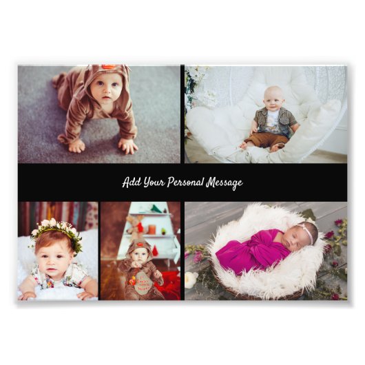 Entwerfen Sie Ihre eigene 5-FotoCollage Fotodruck (Vorne)