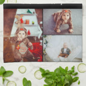 Entwerfen Sie Ihre eigene 5-FotoCollage Geschirrtuch (Gefaltet)