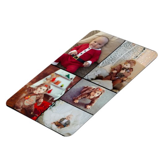 Entwerfen Sie Ihre eigene 5-FotoCollage Magnet (Linke Seite)