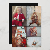 Entwerfen Sie Ihre eigene 5-FotoCollage Mitteilungskarte (Vorne/Hinten)