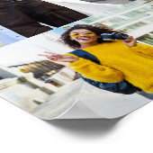 Entwerfen Sie Ihre eigene 5-FotoCollage Poster (Ecke)