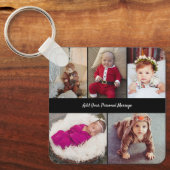 Entwerfen Sie Ihre eigene 5-FotoCollage Schlüsselanhänger (Vorderseite)