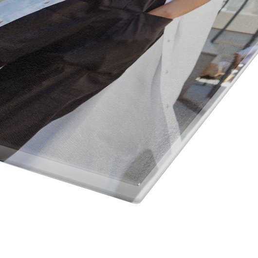 Entwerfen Sie Ihre eigene 5-FotoCollage Schneidebrett (Ecke)