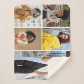 Entwerfen Sie Ihre eigene 5-FotoCollage Sherpadecke (Vorderseite)