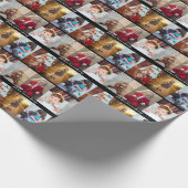Entwerfen Sie Ihre eigene 6 FotoCollage Geschenkpapier (Ecke)