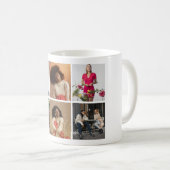 Entwerfen Sie Ihre eigene 6 FotoCollage Kaffeetasse (VorderseiteRechts)