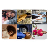 Entwerfen Sie Ihre eigene 6 FotoCollage Magnet (Horizontal)