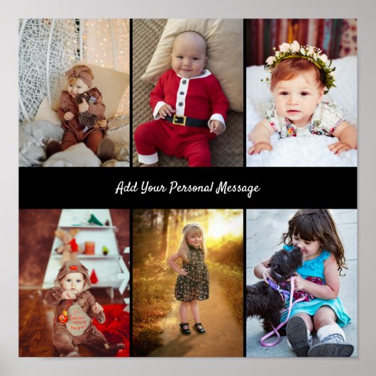 Entwerfen Sie Ihre eigene 6 FotoCollage Poster (Vorne)