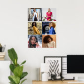 Entwerfen Sie Ihre eigene 6 FotoCollage Poster (Heimbüro)