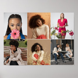 Entwerfen Sie Ihre eigene 6 FotoCollage Poster