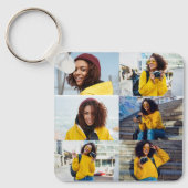 Entwerfen Sie Ihre eigene 6 FotoCollage Schlüsselanhänger (Vorderseite)