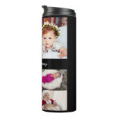 Entwerfen Sie Ihre eigene 6 FotoCollage Thermosbecher (Nach rechts gedreht)