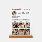 Entwerfen Sie Ihre eigene 7 FotoCollage Acrylschild (Vorderseite)