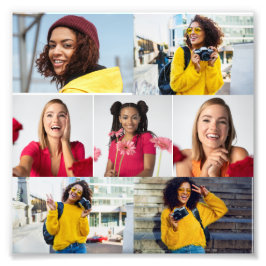 Entwerfen Sie Ihre eigene 7 FotoCollage Fotodruck