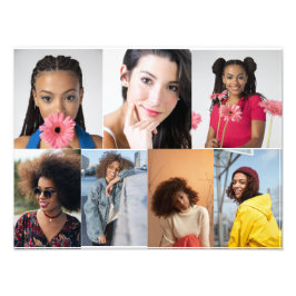 Entwerfen Sie Ihre eigene 7 FotoCollage Fotodruck