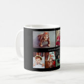 Entwerfen Sie Ihre eigene 7 FotoCollage Kaffeetasse (Vorderseite Links)