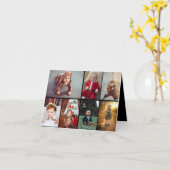 Entwerfen Sie Ihre eigene 7 FotoCollage Karte (Gelbe Blume)