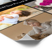 Entwerfen Sie Ihre eigene 7 FotoCollage Poster (Ecke)