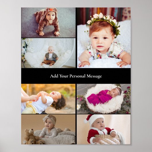 Entwerfen Sie Ihre eigene 7 FotoCollage Poster (Vorne)