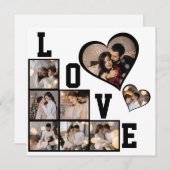 Entwerfen Sie Ihre eigene 8 FotoCollage Ankündigung (Vorne/Hinten)