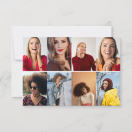 Entwerfen Sie Ihre eigene 8 FotoCollage Ankündigung