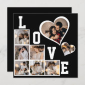 Entwerfen Sie Ihre eigene 8 FotoCollage Ankündigung (Vorne/Hinten)