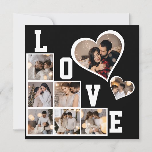 Entwerfen Sie Ihre eigene 8 FotoCollage Ankündigung (Vorderseite)