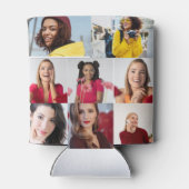 Entwerfen Sie Ihre eigene 8 FotoCollage Dosenkühler (Rückseite)