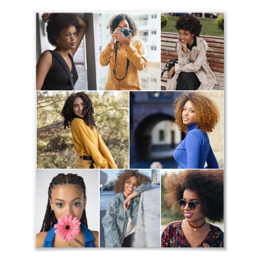 Entwerfen Sie Ihre eigene 8 FotoCollage Fotodruck (Vorne)