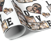 Entwerfen Sie Ihre eigene 8 FotoCollage Geschenkpapier (Rolleneckpunkt)