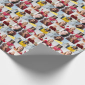 Entwerfen Sie Ihre eigene 8 FotoCollage Geschenkpapier (Ecke)