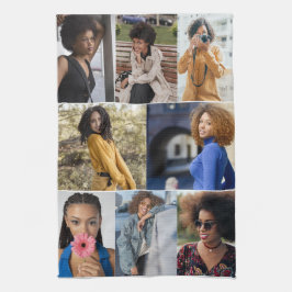 Entwerfen Sie Ihre eigene 8 FotoCollage Geschirrtuch