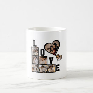 Entwerfen Sie Ihre eigene 8 FotoCollage Kaffeetasse
