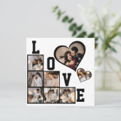 Entwerfen Sie Ihre eigene 8 FotoCollage Karte (Stehend Vorderseite)