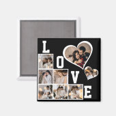 Entwerfen Sie Ihre eigene 8 FotoCollage Magnet (Vorderseite/Rückseite)